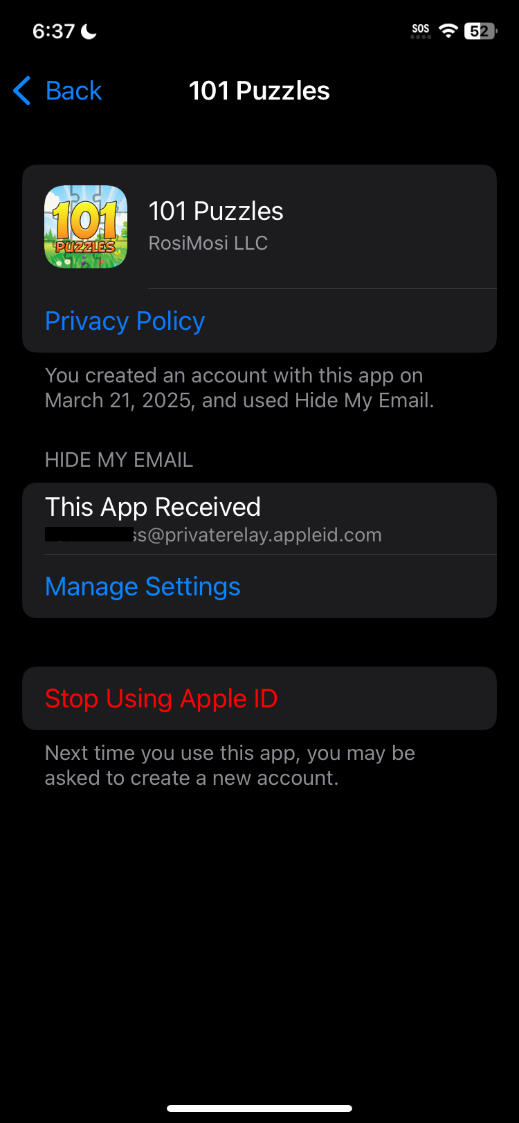 101 Puzzles Hide My Email